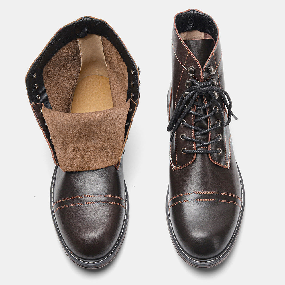 Urban Ranger Leather Ankle Boots